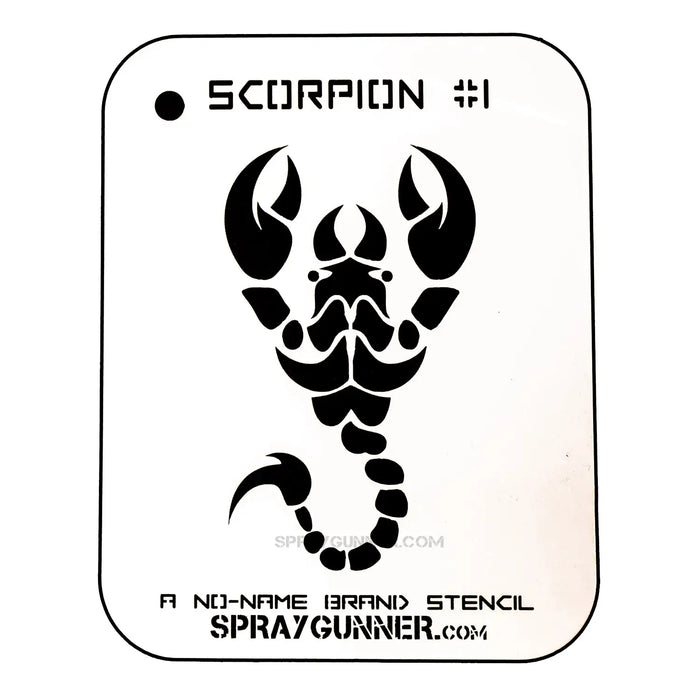 Scorpion #1 Stencil for airbrushing by NO-NAME Brand