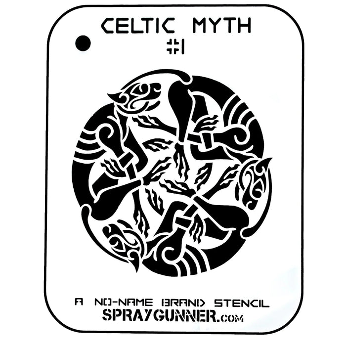 Celtic Myth #1 Stencil for airbrushing by NO-NAME Brand