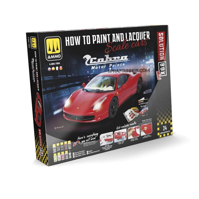 Open Box Ammo By Mig Solution Box Mini- How to Paint and Lacquer Scale Cars