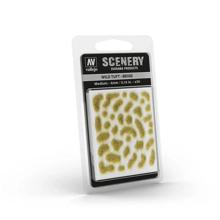 Vallejo Scenery: Wild Tuft – Beige (4mm)