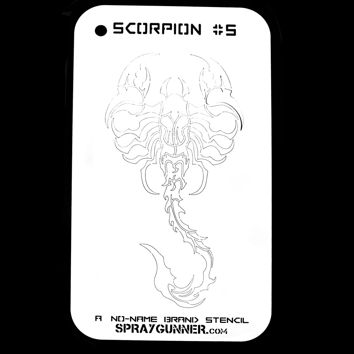Scorpion #5 Stencil for airbrushing by NO-NAME Brand