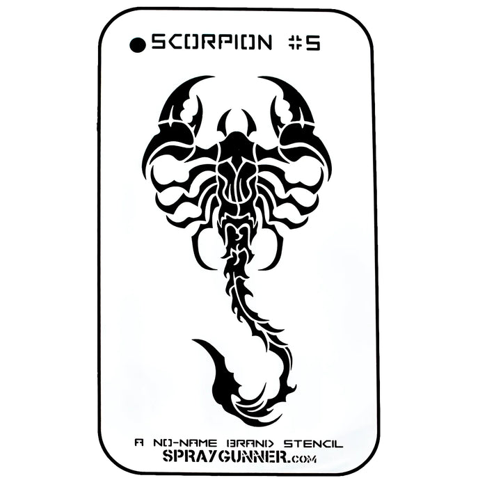 Scorpion #5 Stencil for airbrushing by NO-NAME Brand
