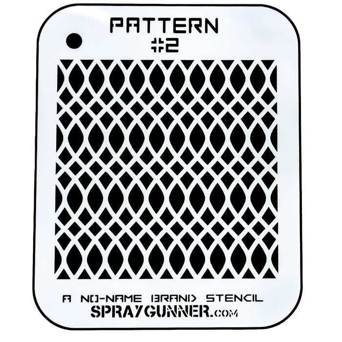 Pattern #2 Stencil for airbrushing by NO-NAME Brand