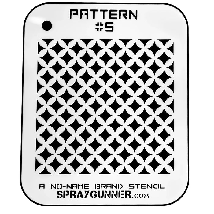 Pattern #5 Stencil for airbrushing by NO-NAME Brand