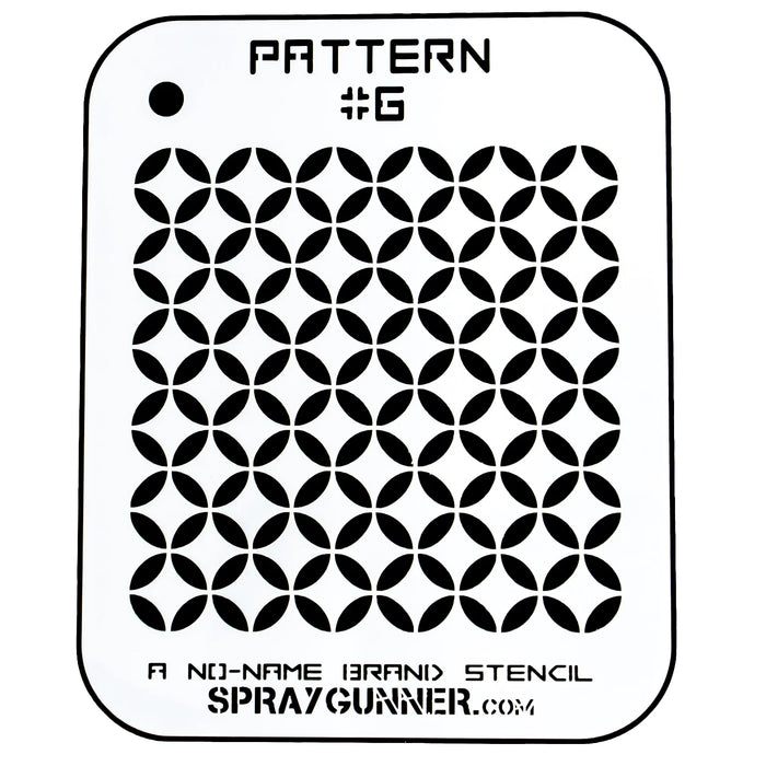 Pattern #6 Stencil for airbrushing by NO-NAME Brand