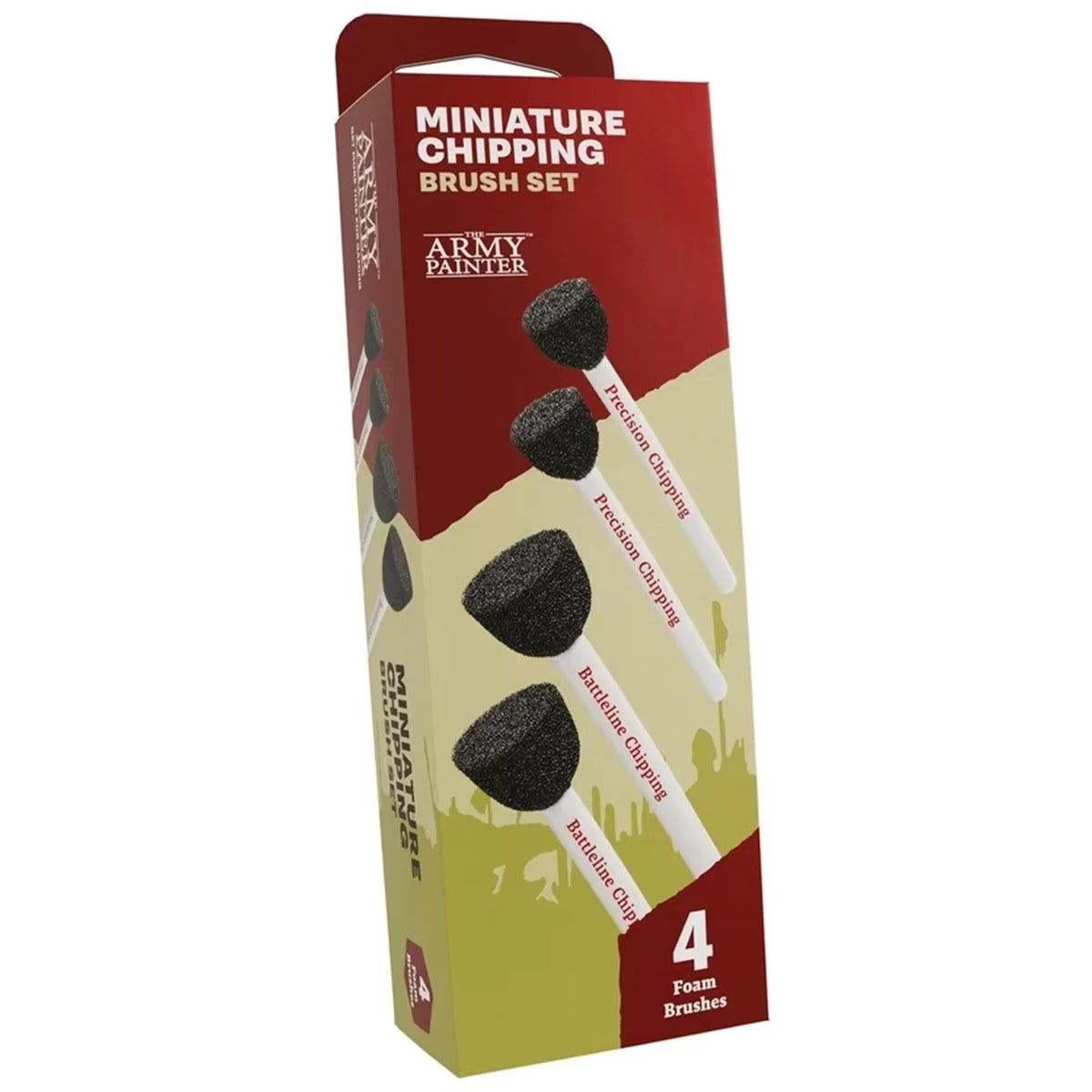THE ARMY PAINTER: Miniature Chipping Brush Set (2025)