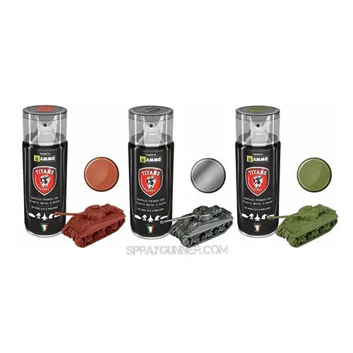 AMMO by MIG Titan Surface Primers - Armor/Vehicles Set