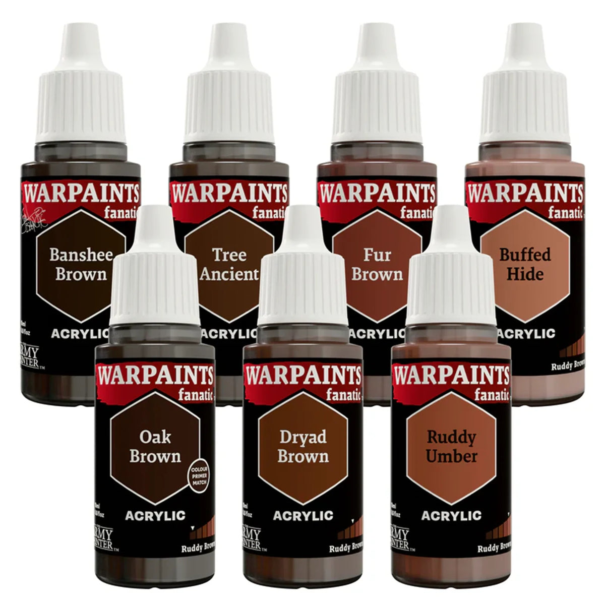 THE ARMY PAINTER: Warpaints Fanatic Flexible Triad PLUS+: Ruddy Browns