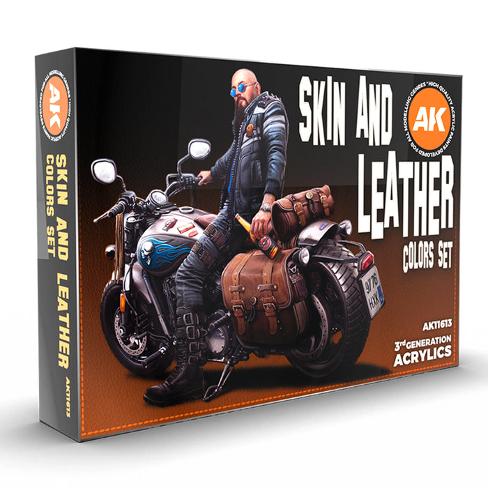 AK Interactive Skin and Leather Colors Set (x6)