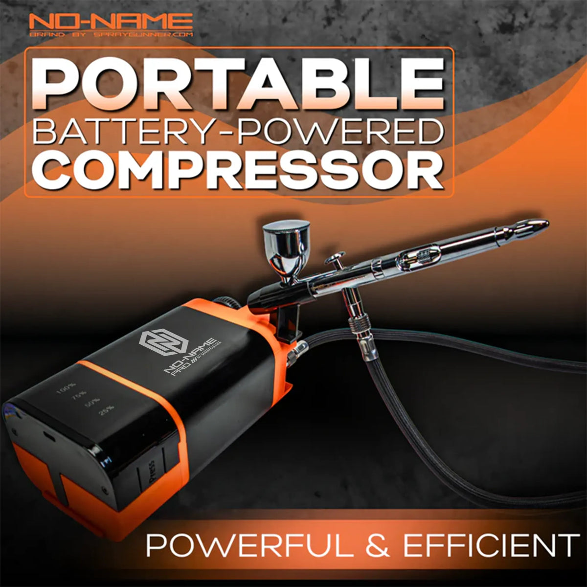 Portable Compressor for airbrush with powerful 8000 mAh battery
