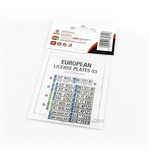 1/24 European License plates vol.03