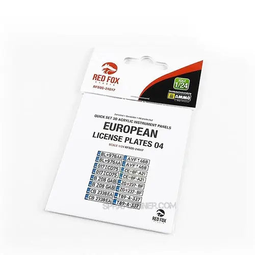 1/24 European License plates vol.04