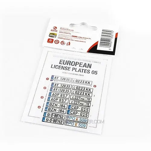 1/24 European License plates vol.05