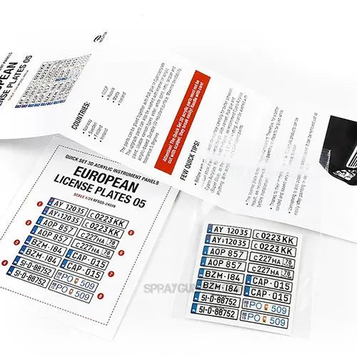 1/24 European License plates vol.05