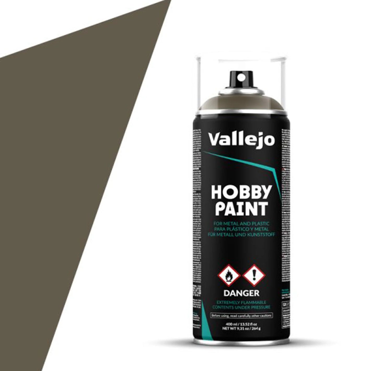 Vallejo WW2 AVF Color Primer: US Olive Drab (400ml)