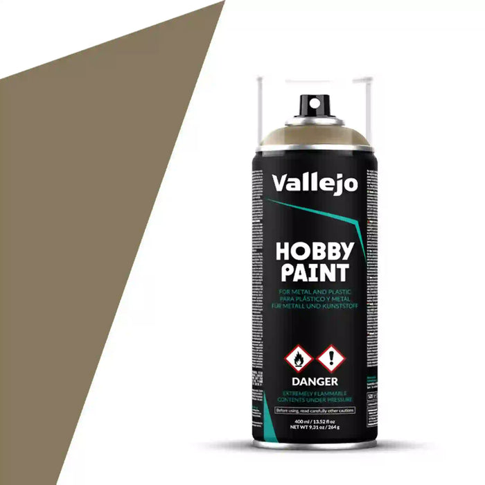 Vallejo US Khaki Spray Primer 400ml 28.009 Model Aerosol