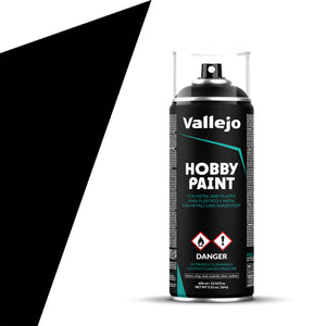 Vallejo Basic Color Primer: Black (400ml)
