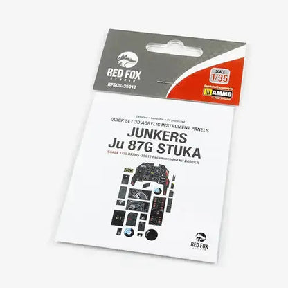 Red Fox Studio Junkers Ju 87G Stuka Quick Set 1/35 3D Acrylic Instrument Panel