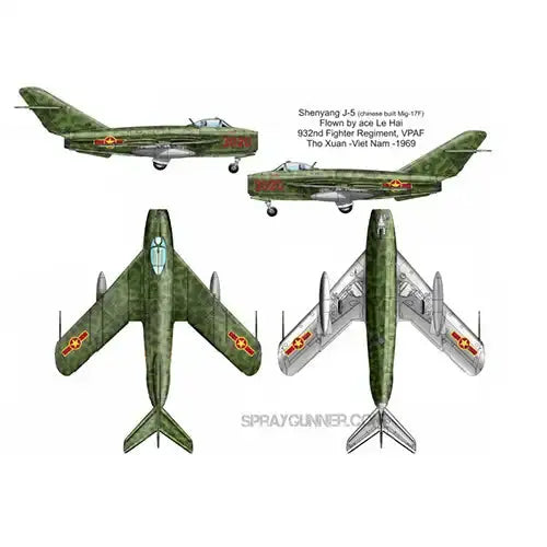 AMMO by MIG 1/48 MIG-17F Shenyang J-5 Vietnam-China-North Korea (Premium Edition) AMMO by Mig Jimenez