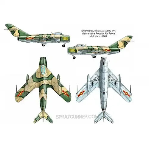 AMMO by MIG 1/48 MiG-17F Shenyang J-5 Vietnam-China-North Korea Model kit AMMO by Mig Jimenez