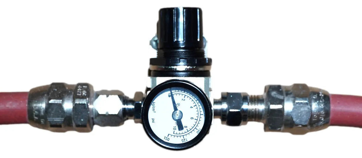 Diaphragm Air Flow Regulator for 1/4" paint spray gun