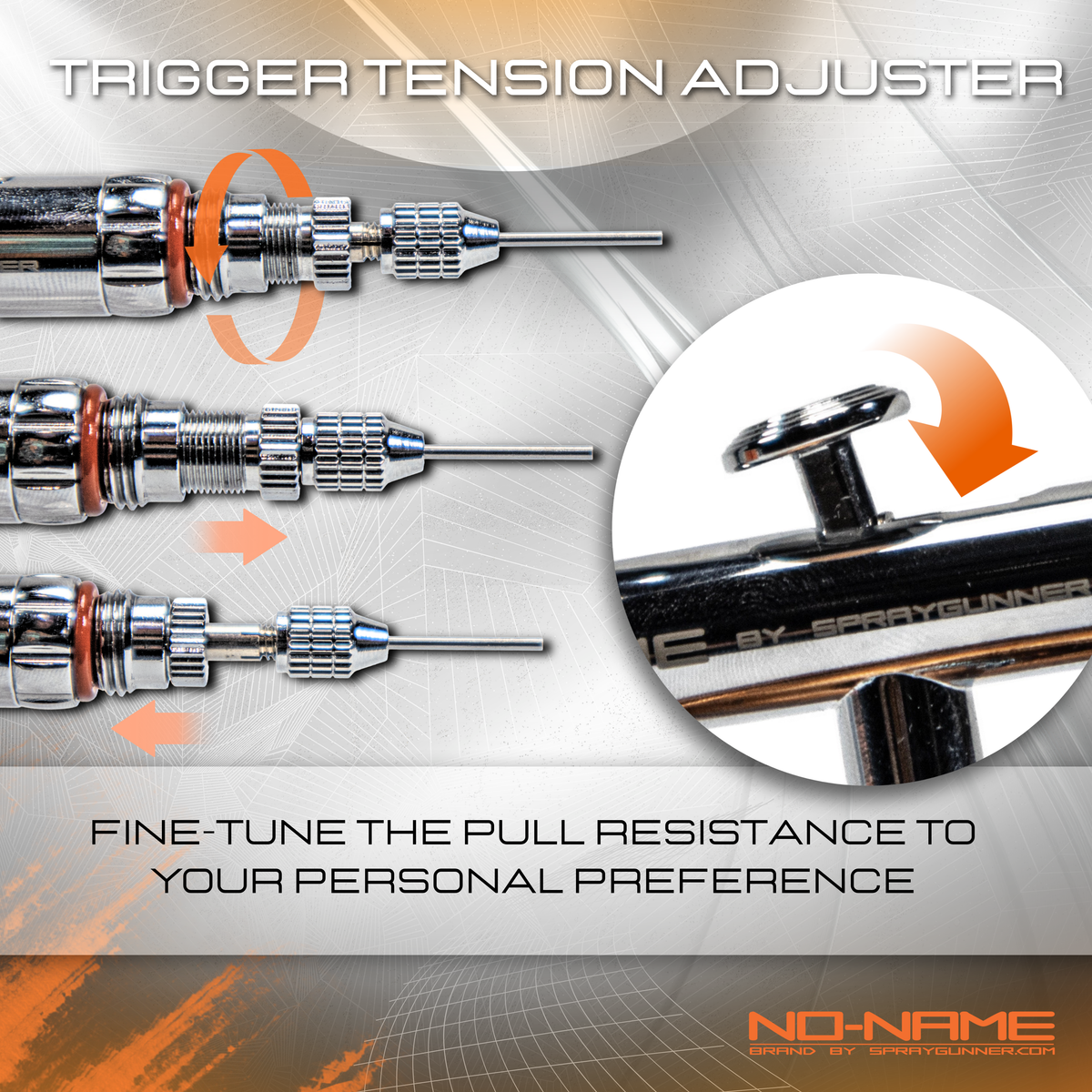 Dual-Action Gravity Feed Air Brush "Calibur" by NO-NAME
