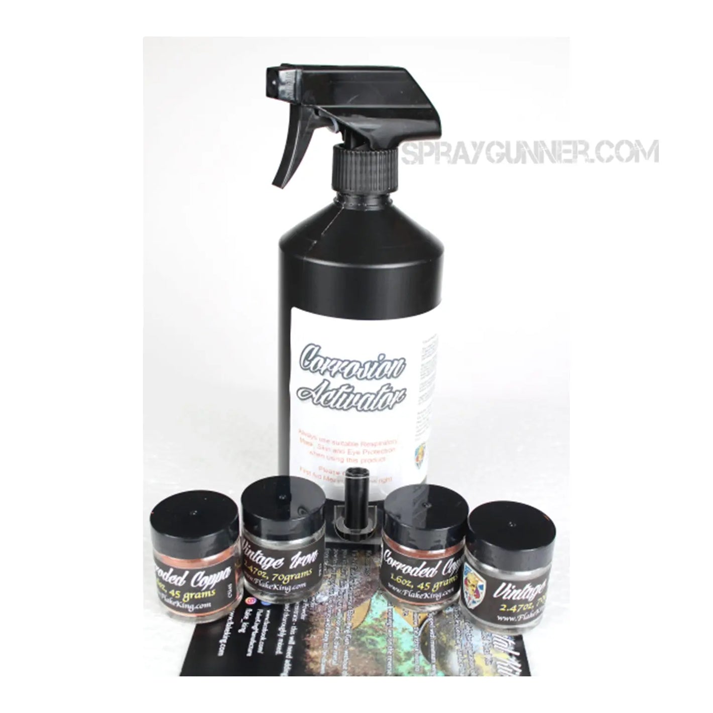 Flake King: 500/550 Corroded Metal Kit