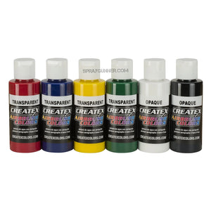 Primary Createx Airbrush Colors Set