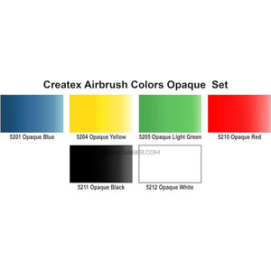 Opaque Createx Airbrush Colors Set