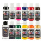 5814-01 Createx 12 Airbrush Color Paint Set Createx