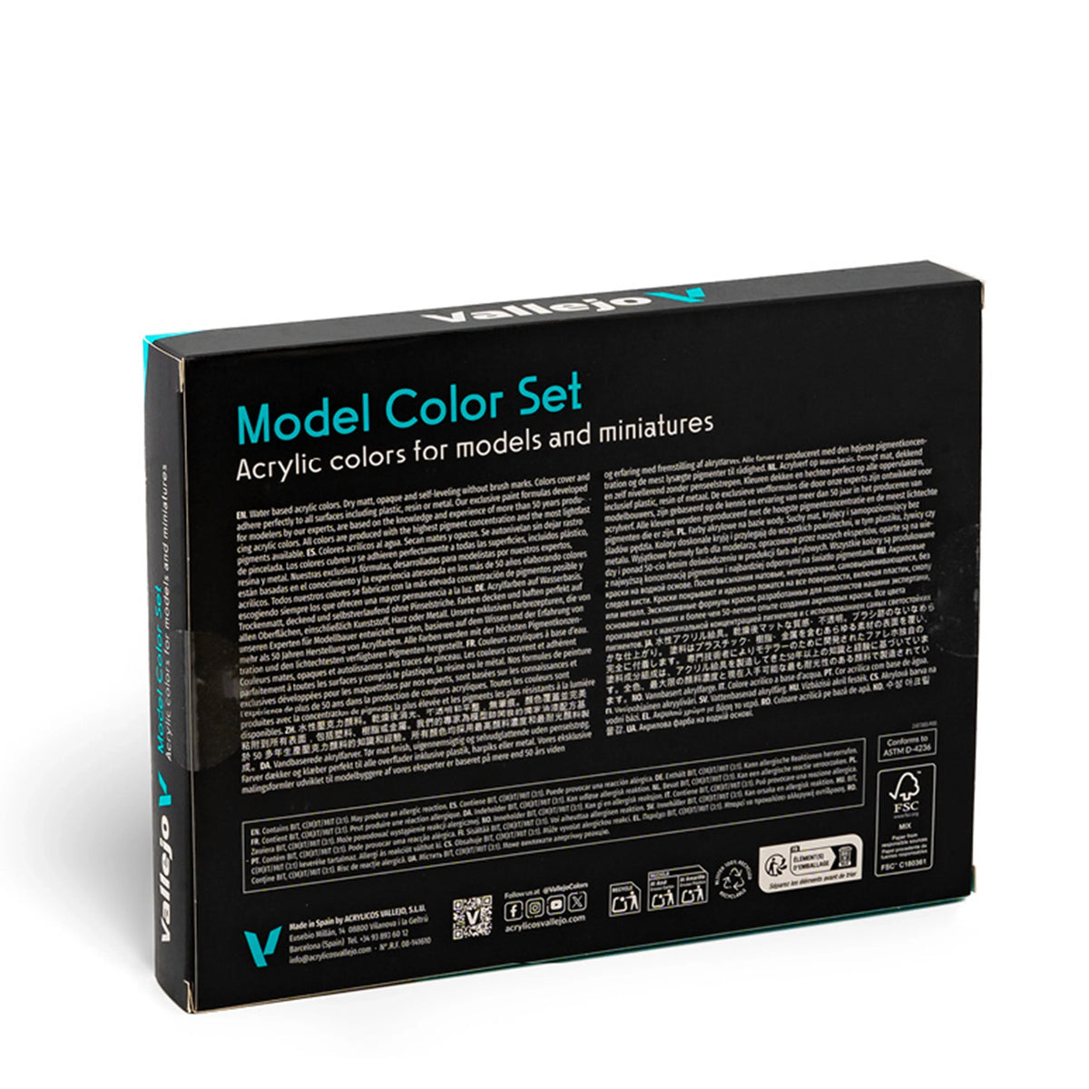 Vallejo Model Color: Allied Forces WWII Set (16 x 18ml)