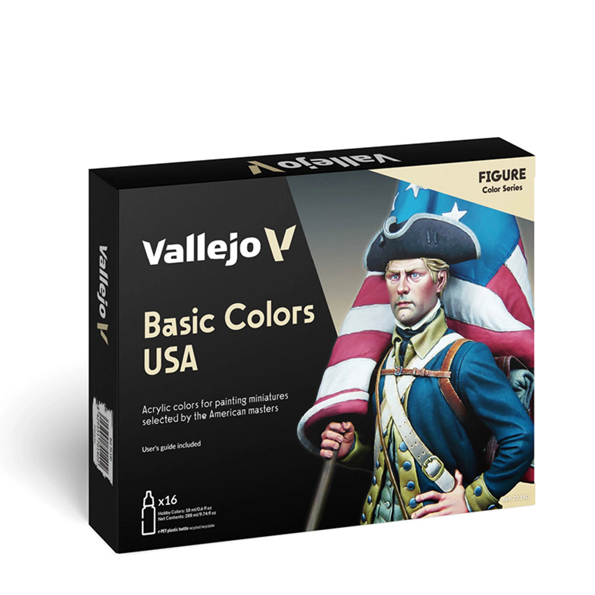 Vallejo Model Color: Basic Colors USA Set (16 x 18ml)