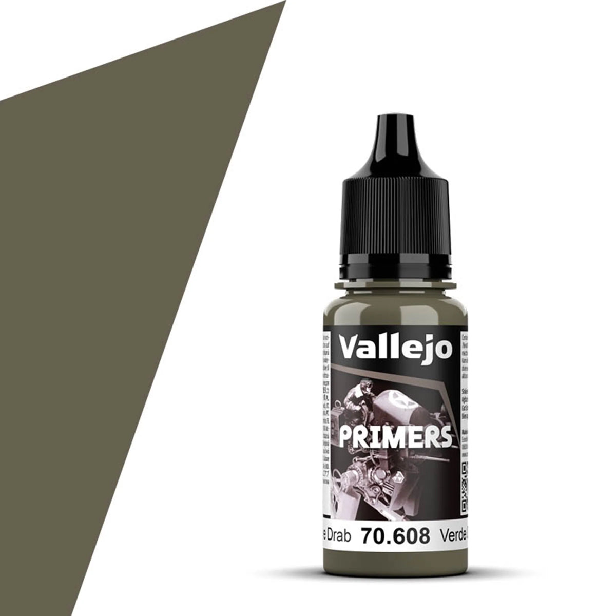 Vallejo Primer: USA Olive Drab (18ml)