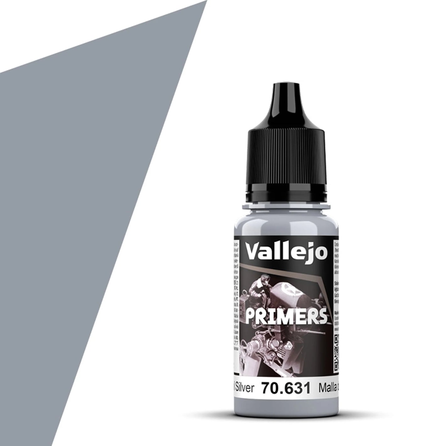 Vallejo Game Air Primer: Chainmail Silver (18ml)