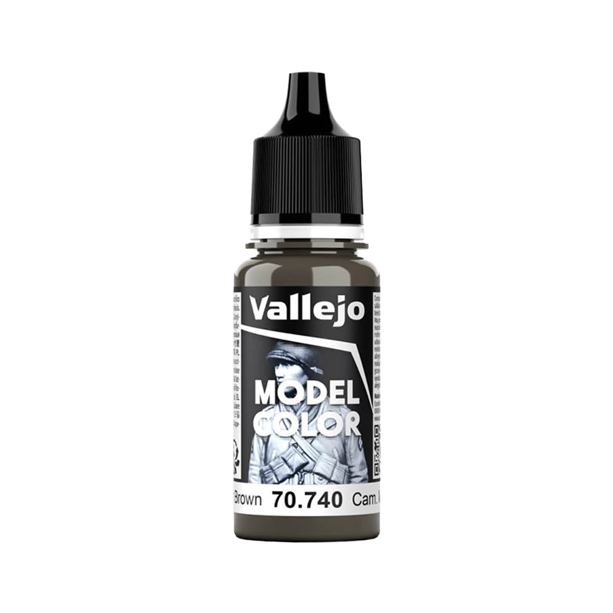 Vallejo Model Color: Camouflage Middle Brown (18ml)