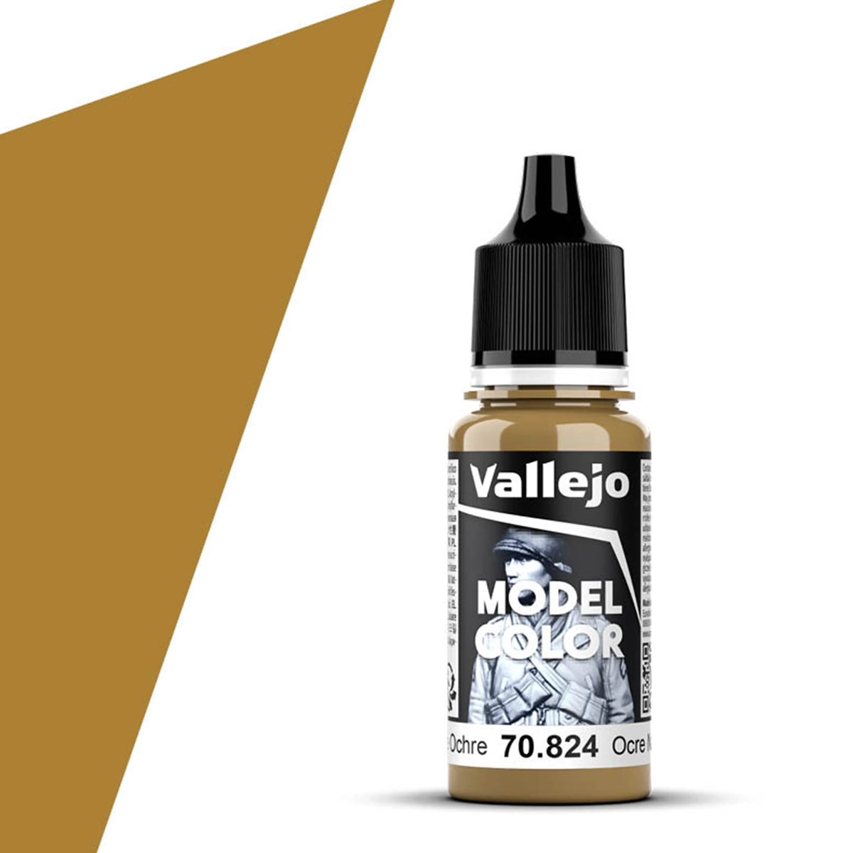 Vallejo Model Color: Orange Ochre (18ml)