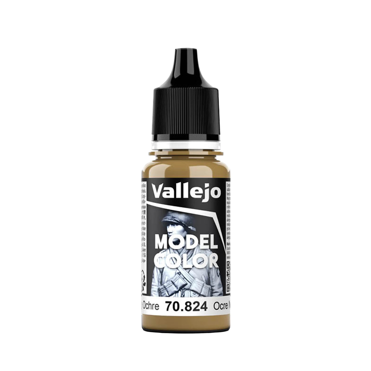 Vallejo Model Color: Orange Ochre (18ml)