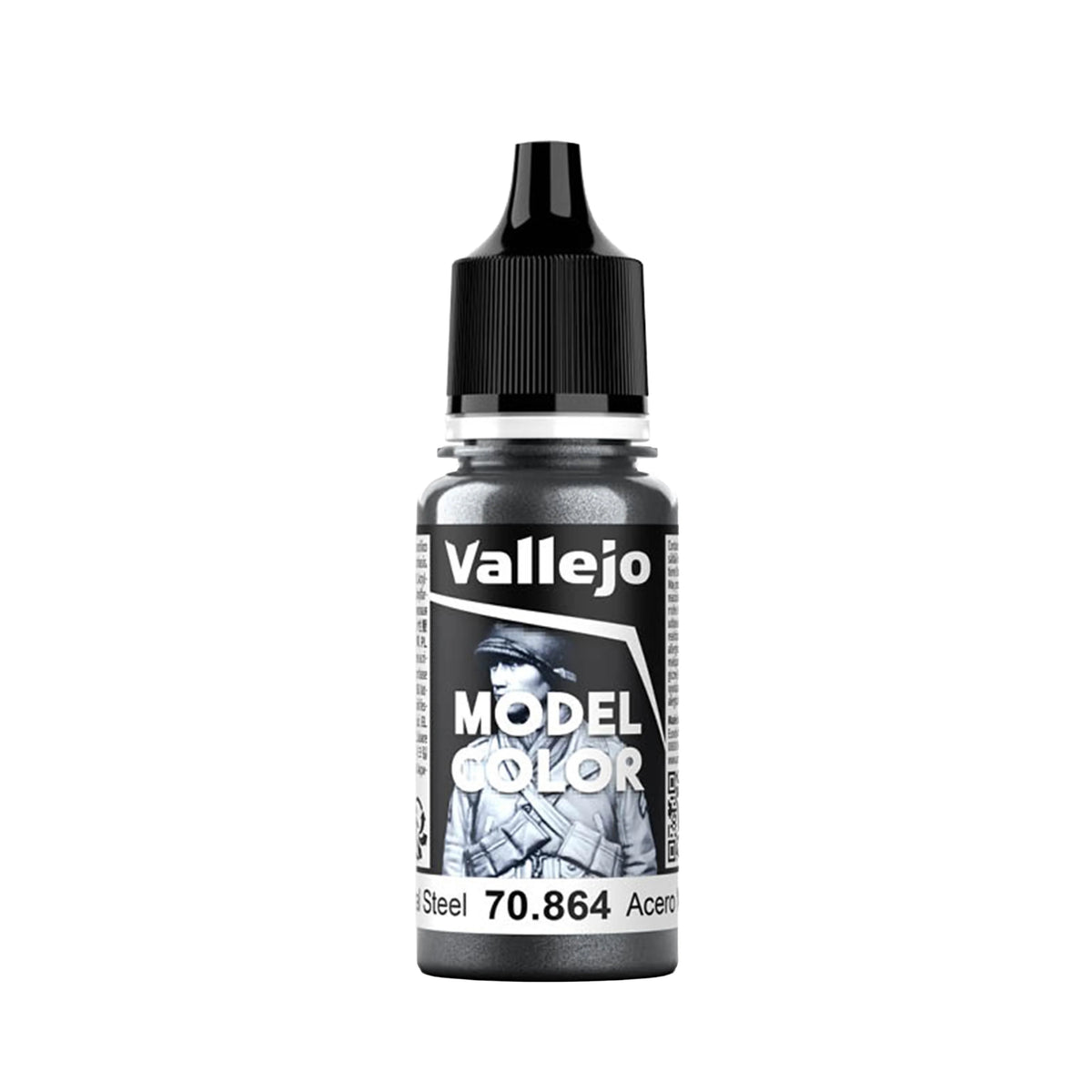 Vallejo Model Color: Natural Steel (18ml)