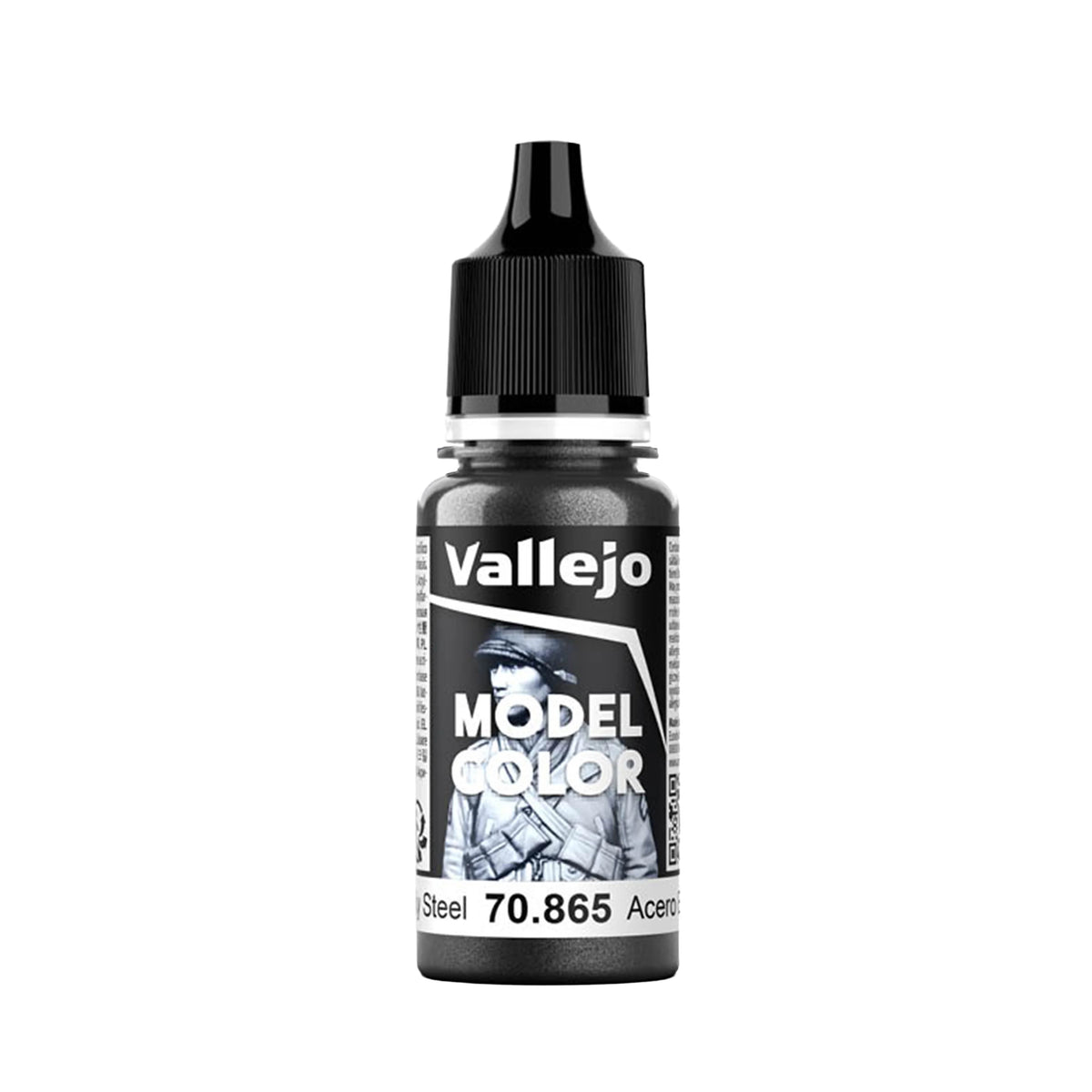 Vallejo Model Color: Oily Steel (18ml)
