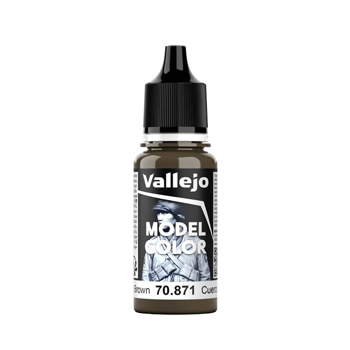Vallejo Model Color: Leather Brown (18ml)