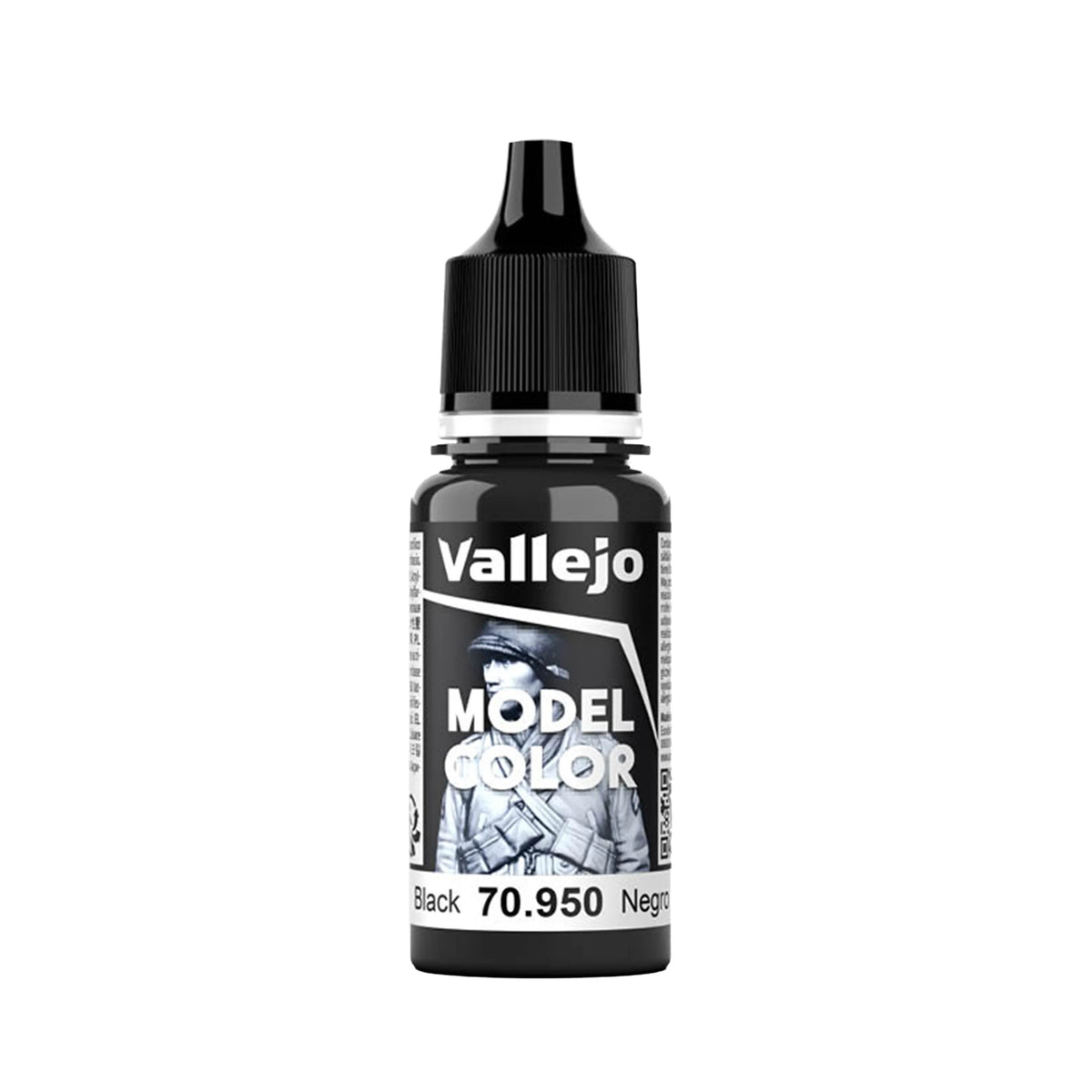 Vallejo Model Color: Black (18ml)