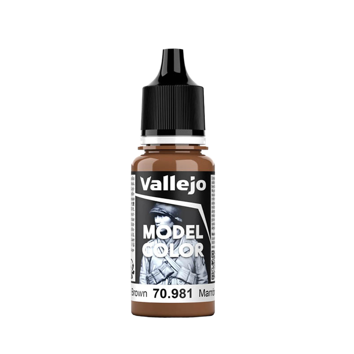 Vallejo Model Color: Orange Brown (18ml)