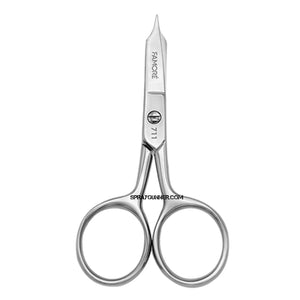 FAMORE Straight Micro Tip, Large Ring Scissors (4in) (711)