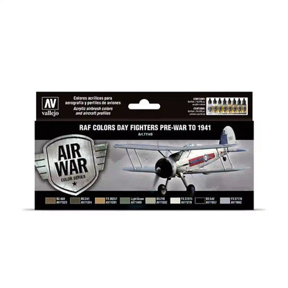 Vallejo RAF Day Fighters paint set | Pre-War to 1941