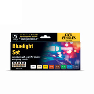 Vallejo Model Air Set: Bluelight Set