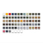 Vallejo AV Color Case: Basic Model Air Color Set (72 ct)