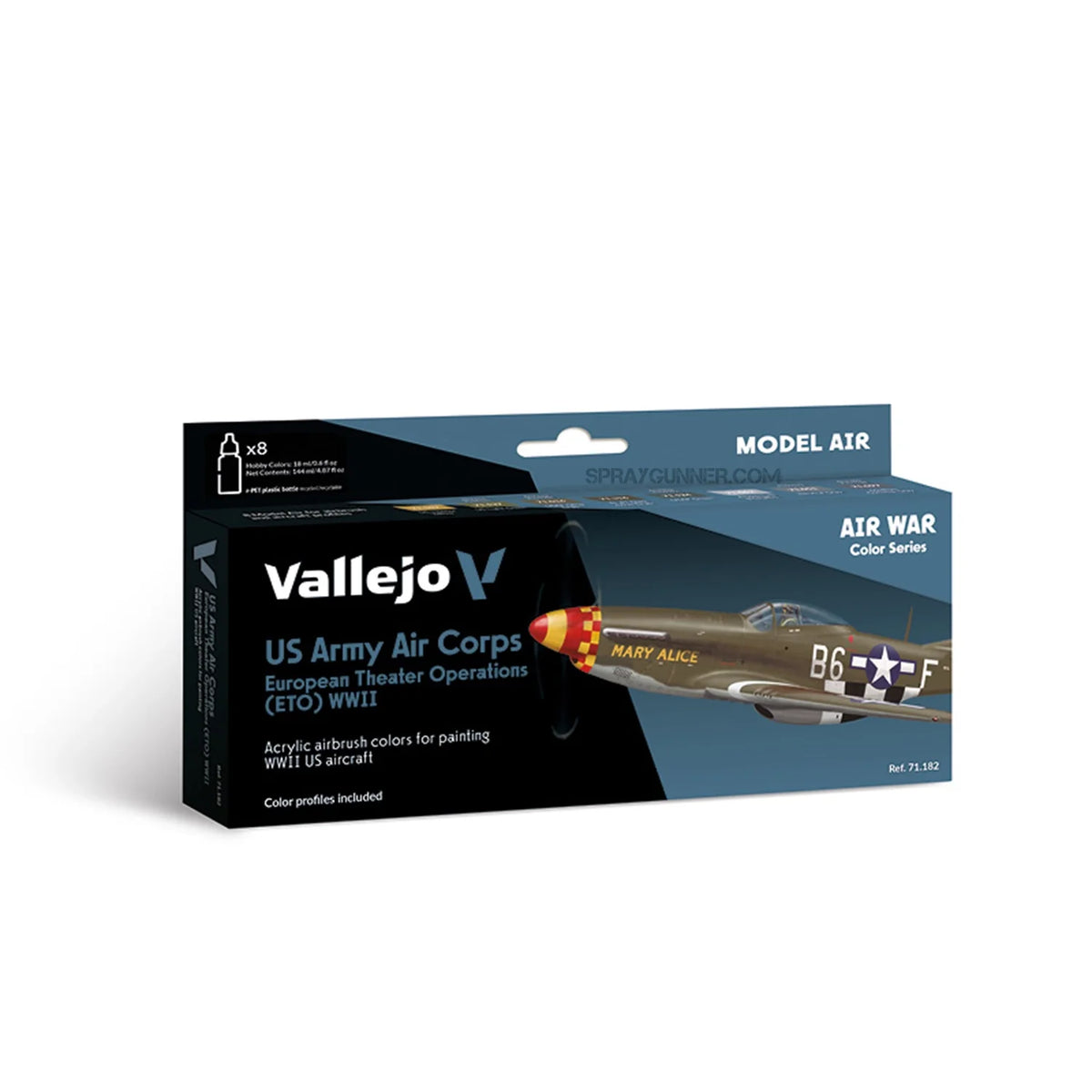 Vallejo Model Air Set: US Army Air Corps European Theater Operations (ETO) WWII