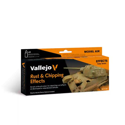 Vallejo rust and chipping set 71.186