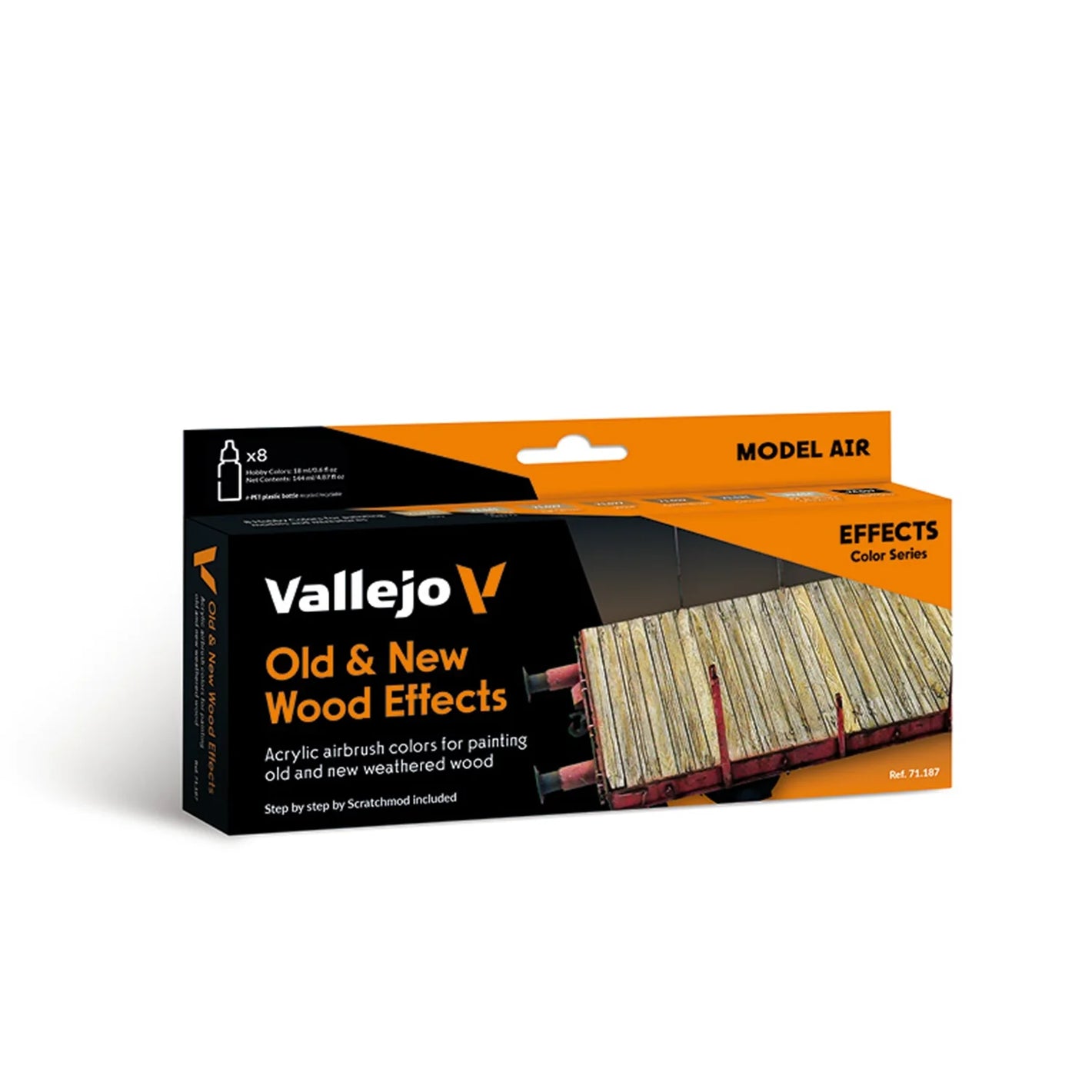 Vallejo Model Air Set: Old & New Wood Effects