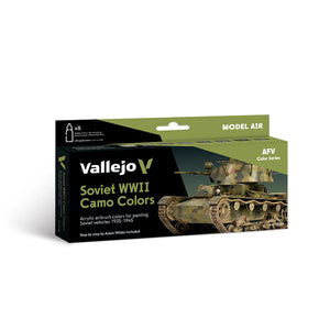 Vallejo Model Air Set: Soviet WWII Camo Colors